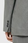 Пиджак с добавлением льна AVERIE Allsaints, серый - фото 3