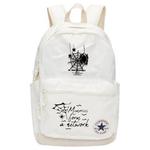 Converse Полиэстеровый рюкзак обычный унисекс белый, Demon Ghost Face - фото 3