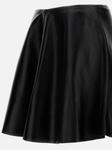 Кожаная юбка-плиссе Haikure, черный - фото 3