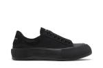 Кроссовки Alexander McQueen Deck Plimsoll Low 'Triple Black', черный - фото