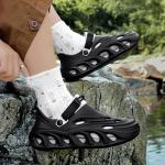 LINGPAO Клоги мужские черные, цвет Black - фото 9