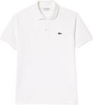 Lacoste мужская оригинальная поло из пике, White - фото 5