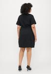 Платье Vero Moda Curve VMCEVELIN MINI DRESS , Black - фото 3