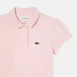 Детская рубашка-поло Lacoste 347026 с коротким рукавом Lacoste kids, розовый - фото 3