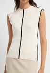 Топ adL Top, Vanilla/White - фото 4