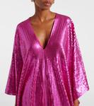 Гала диско кафтан с пайетками Taller Marmo, Pink - фото 4