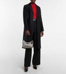 Декорированная атласная сумка Prada, Cristal - фото 5