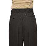 Брюки плиссе Maison Margiela, черный - фото 5