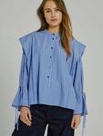 Рубашка Марион в синюю полоску Norr - фото