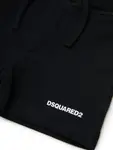 Шорты с логотипом DSQUARED2 KIDS, черный - фото 4