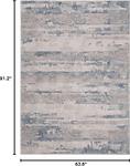 Ковер SAFAVIEH, 161 x 229 см, Meadow Collection Grey Navy MDW182F Modern Abstract - фото 2