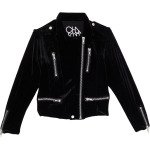 Куртка Chaser Stretch Velvet Moto Jacket, цвет True Black - фото