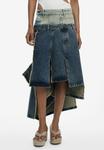 Юбка Desigual LONG WITH DOUBLE WAISTBAND, Blue - фото
