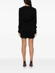 ROTATE BIRGER CHRISTENSEN платье мини с длинными рукавами, черный - фото 4