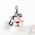 Плюшевый кулон медвежонок высотой 11 см GEWEILA, черный - фото 7