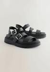 Босоножки на платформе STANDARD WIDE FIT - CHUNKY BUCKLED Next, черный - фото 2