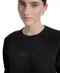 Женский свитер Highline Scuba Crewneck DKNY, черный - фото 4