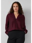 Блузка в цвете 39W0_bordeaux QS - фото 2