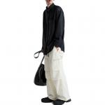 Рубашка мужская черная Zara, черный - фото 5