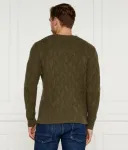 Свитер Эвандер regular fit Guess Jeans, хаки - фото 3