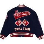 Куртка Supreme Drill Team Varsity Jacket, Navy - фото 2