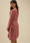 Платье Next MINI DRAPEY LONG SLEEVE ASYMMETRIC, Dusky Pink/Pink - фото 2