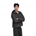 Пуховик мужской черный Adidas, черный - фото