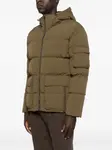 Стеганая куртка с капюшоном Herno, зеленый - фото 3