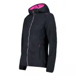 Флис CMP 30P1446 hoodie, черный - фото 3