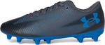 Кроссовки Under Armour Shadow Select 2 Soccer Cleats, цвет Castlerock/Black/Blue Atlantis - фото 4