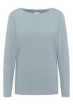 Топ Cecil BASIC LANGARM, Blau/Light Blue - фото 5