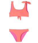 Бикини с бантом Il Gufo, Pink Peach/Azalea - фото
