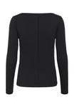 Топ My Essential Wardrobe MANDY BOATNECK LS, Black - фото 6