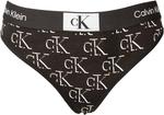 Женские стринги Calvin Klein, (Litho Ck Print+Black) - фото 2