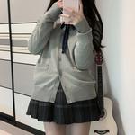 Трикотажная футболка женская Tokyo Season, серый дикий река, темно-синий - фото 8