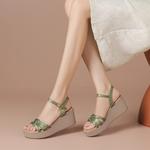 Сандалии женские Boerdiqi, зеленый - фото 6