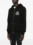 Толстовка с капюшоном на молнии MA Crest AMIRI, черный - фото 3