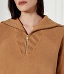 Свитер из шерсти Liu Jo Regular Fit, кэмел - фото 4