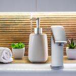 Дозатор для жидкого мыла с помпой Kadax, бежевый - фото 2