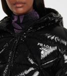 Стеганая куртка-пуховик Prada, Nero - фото 5