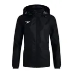 Женская клубная куртка-дождевик Speedo на молнии, черный - фото