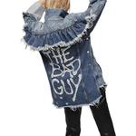 Кутюр джинсовая куртка Unisex DIESEL, синий - фото 3