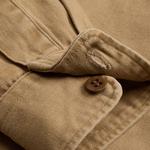 Double RL Рубашка мужская Distressed Brown Yellow - фото 7