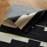Ковер IKEA STOCKHOLM 2025, 170x240 см, цвет black/white/light green handwoven - фото 6