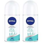 Шариковый дезодорант-антиперспирант Dry Fresh, 50 мл, Nivea - фото