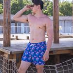 Шорты пляжные мужские голубые SURFCUZ - фото 4