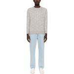 Джемпер с принтом Brunello Cucinelli, серый - фото 4