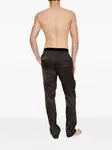 Пижамные брюки в горошек Tom Ford, коричневый - фото 3