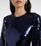 Платье с пайетками Rotate, Sky Captain - фото 4