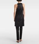 Мини-платье из ситца Toteme, черный - фото 3